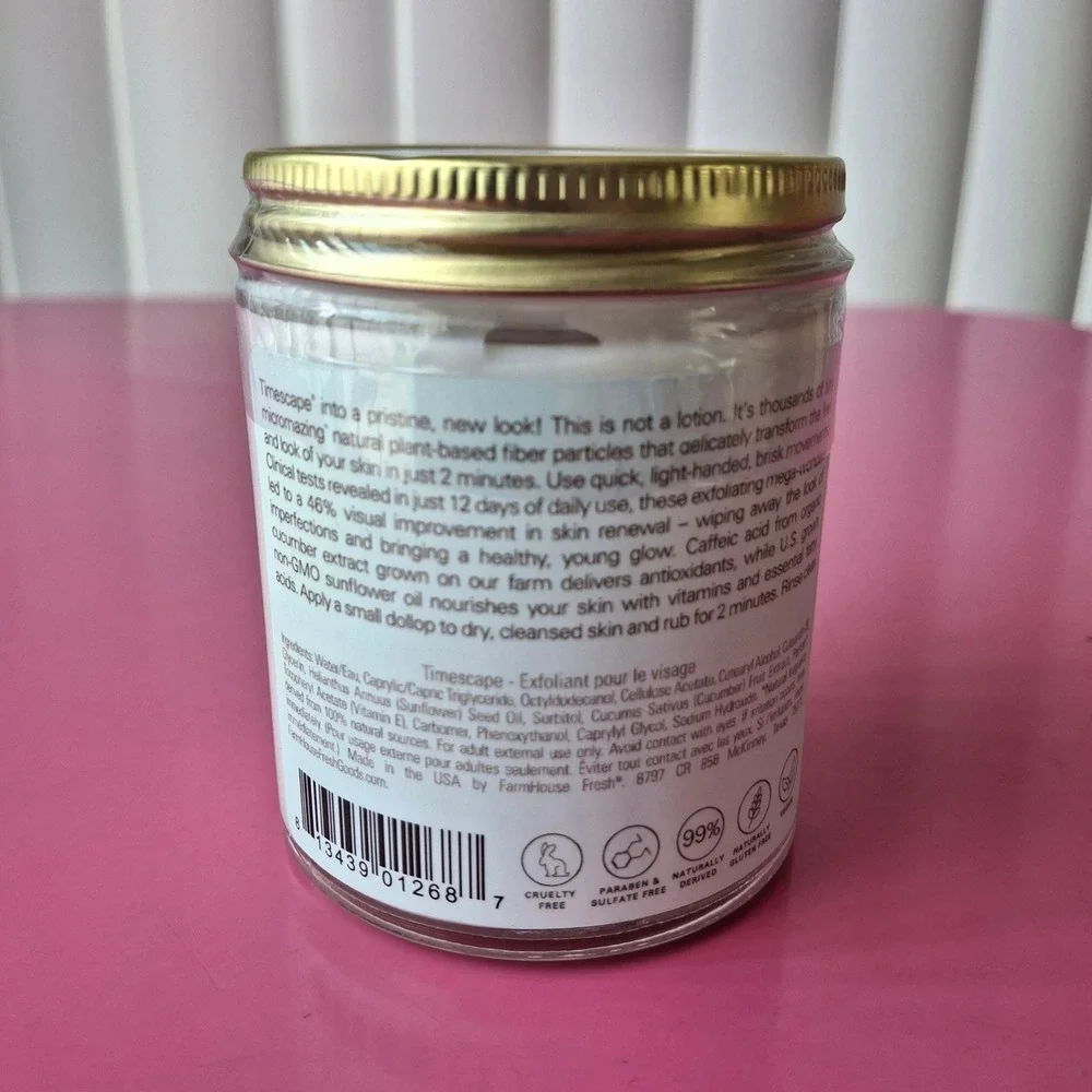 FarmHouse Fresh Timescape Micromazing 2-Minute Renewing Face Polish 6oz Jar